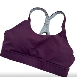 Born Primitive Burgundy Racer back Sports Bra